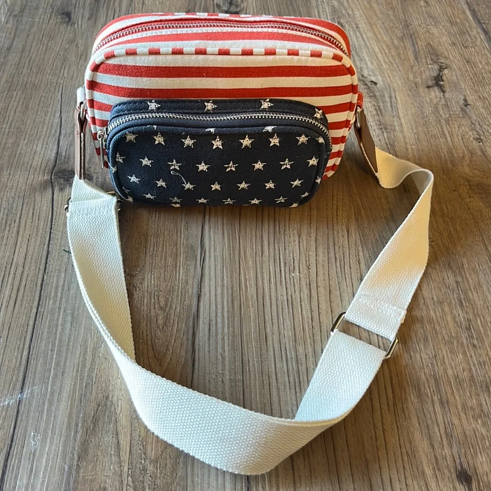 NWOT patriotic crossbody purse - Picture 1 of 12